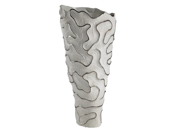 ATLAS - Porcelain and platinum vase by Fos Ceramiche - view 2
